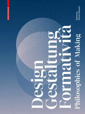 cover image of Design, Gestaltung, Formatività